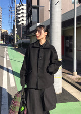 クラシックボタンシャツコート