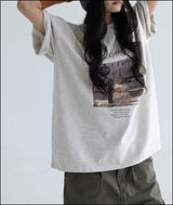 ウィリットスノーハーフスリーブTシャツ (oversize)