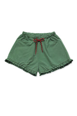 Poppie Ruffle Shorts [Green]