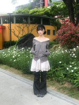 moodfit off-shoulder zip-up