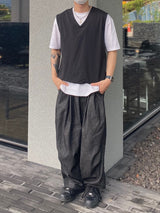 Corn String Cropped Nylon Vest 3C