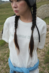 YWD ロゴTシャツ_ホワイト
