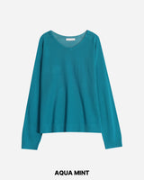Wale Linen V-neck Knit