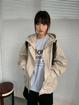 [unisex] スコムレタリングオーバースウェットシャツ