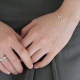 Curly seahorse bracelet