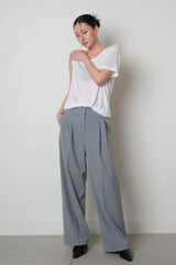 See-through Tencel Tee_White