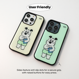 メロンパンツエポキシバンパースマートフォンケース(mint color)