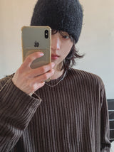 Vide Ribbed V-Neck Knit