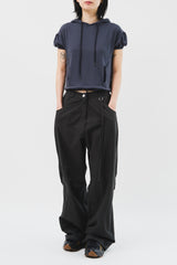 (W) Puff Shirring Hoodie (2color)