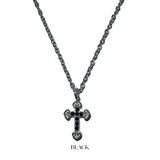 キュービッククロスネックレス (2color)