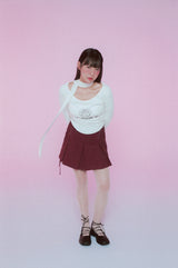 J'adore Plein スカーフTシャツ (アイボリー)
