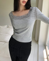 ジェンヌ レース ロングスリーブ Tシャツ