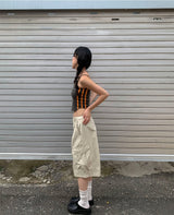 スナップビッグカーゴバミューダパンツ