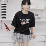 パピー グッドボーイ オーバーフィット 半袖Tシャツ_BLACK
