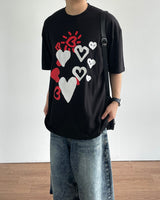 ラブプリントショートスリーブTシャツ