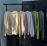 Daily soft v neck knit(5color)