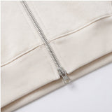 Nadia Angel Graphic Dot Hood Zip-Up