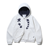 Coral Reef Hooded Zip-Up (White)