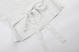 Reni Dot Ribbon Blouse