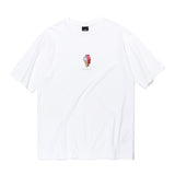 アイスクリームプリントショートスリーブTシャツ / ICE CREAM PRINTING SHORT-SLEEVED T-WHITE