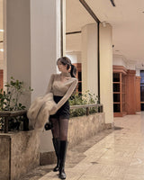 Wrap Mini Skirt