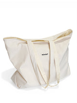 Emb Logo Cotton Day Bag / ST Beige