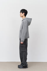 Wet Knitted Zip Hoodie