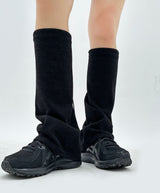 (FALL MUST-HAVE!) THICK CUTE LACE BOW-STRING A-LINE LEG WARMERS - 2 COLOR