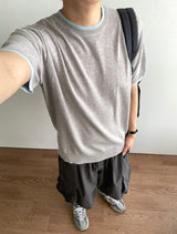 エルビンバンブーショートスリーブニット
