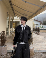 Duron Nylon Knit Trucker Jacket