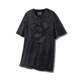 [DISNEY] Applique Snow Washed T-shirt_Charcoal
