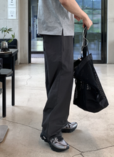 [Limited Quantity] ルック ステーブル 2WAY クーリング ナイロン ワイド バンディング パンツ