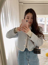 [SHOPPERMADE] SP Breeze Tweed Jacket (2color)