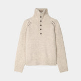 Tessie Stitch High Neck Two-Way Knit