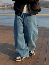 Citi Carpenter Balloon Denim Pants 2C