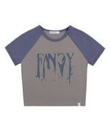 [NF] SPOOKY RAGLAN TEE_(GRAY)_F24QB362
