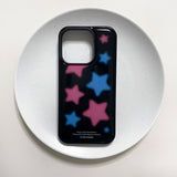 [MADE] blur kitsch star epoxy bumper case - black