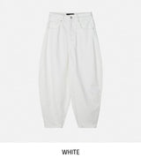 Clear Balloon Wide Cotton Pants