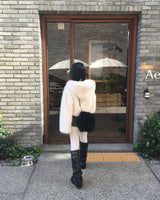 パンプキンチェックレースミニスカート