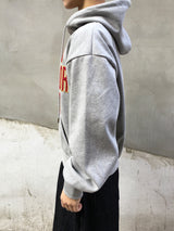 Groovy Fingerhole Patch Crop Hoodie 3C