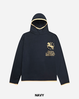 Emblem Crop Hoodie