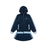 PBC Mesh Zip-up Set (navy)