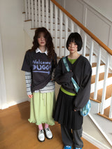 YWD WELCOME T-SHIRTS_CHARCOAL (1color)