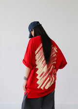 POS OVER FIT HALF TEE