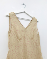 YWDフラワー シフォン ドレス (3color)