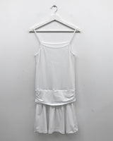 Khan side shirring sleeveless one-piece (3color)