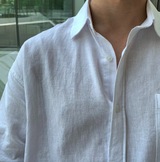 Cool Basic Semi-Over Short Sleeve Shirt