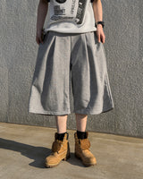 Bant Heavy Sweat Four-Tuck Bermuda Pants