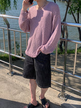 ASCLO キャッスルボートネックサマーニット (4color)