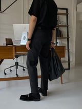 Never Free Belt Slacks (2color)